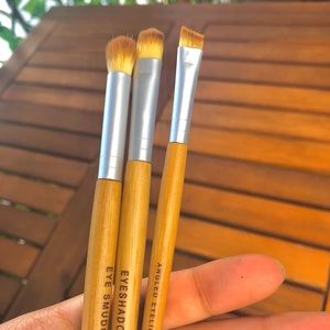 3 eyeshadow brushes set